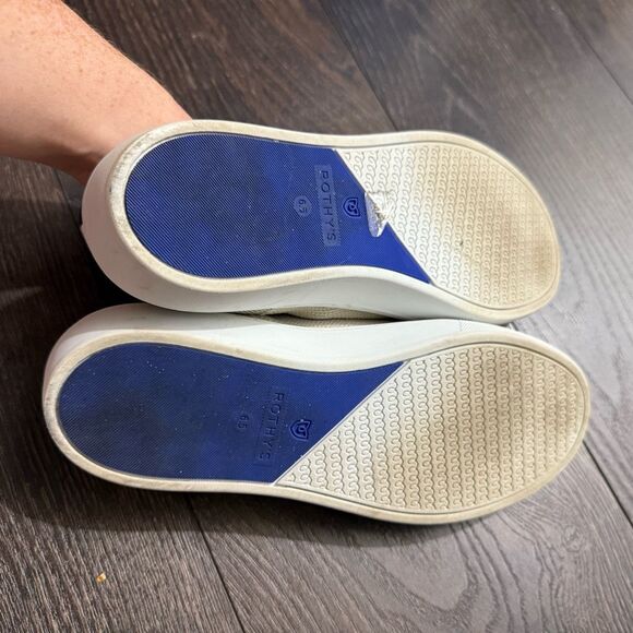 Rothy’s Women’s 6.5 Sand Slip On Sneakers Shoes - Picture 3 of 7